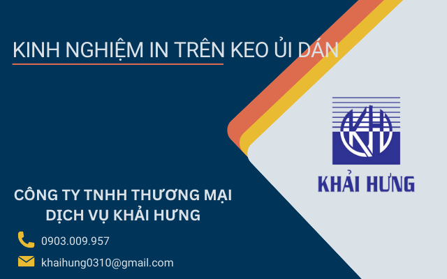 kinh nghiệm in trên keo ủi dán